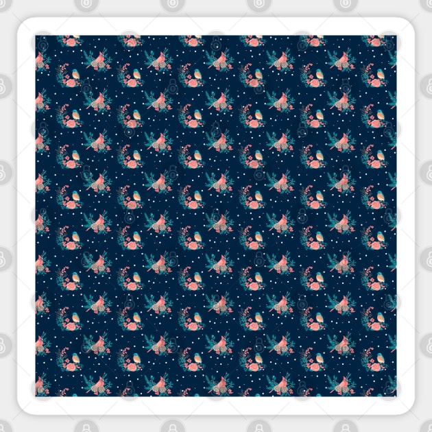 Winter Seamless Pattern Sticker by SSK designs